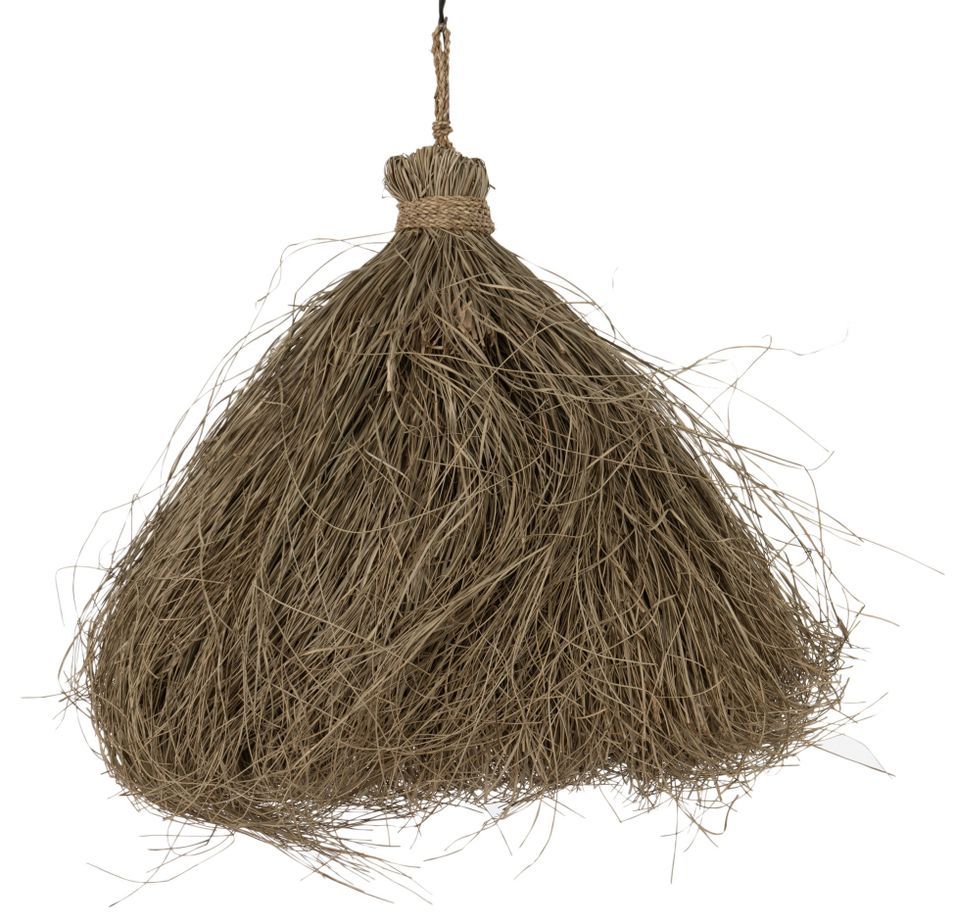 Suspension lampe en rotin naturel Papou H 76 cm - Photo n°1