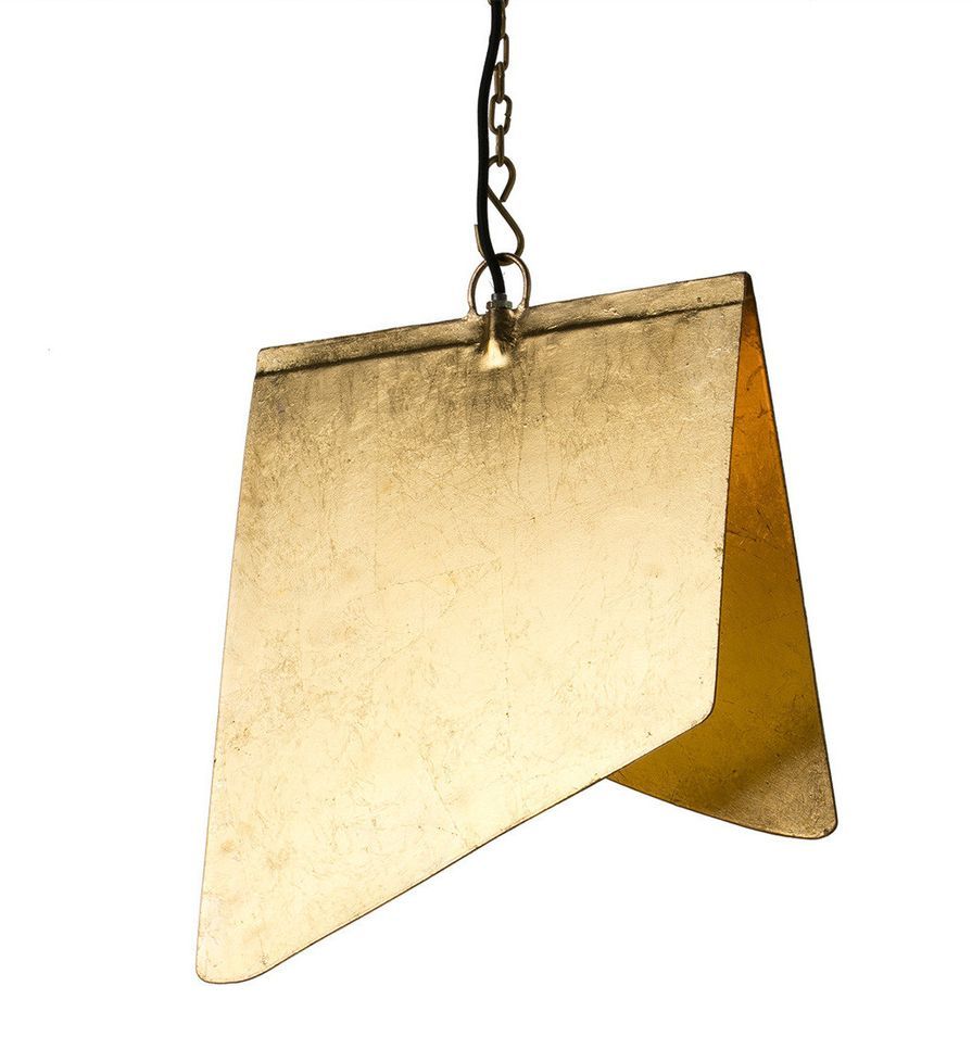 Suspension métal doré Beccia L 40 x H 15 x P 35 cm - Photo n°1