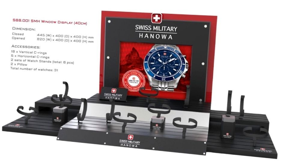 Swiss Military Hanowa Display 31pcs (40cm) - W445/820 Xd400xh 400 S88.001 - Photo n°1