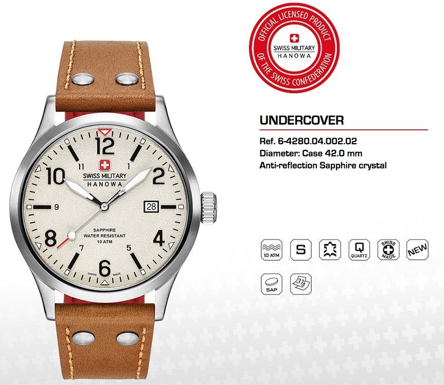 Swiss Military Hanowa New Collection Swiss Military Undercover 06-4280.04.002.02CH - Photo n°1