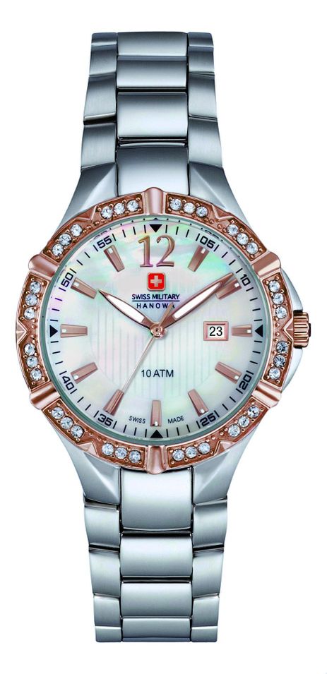 Swiss Military Lady Officer Swiss Made 06-7163.7.12.001 - Photo n°1