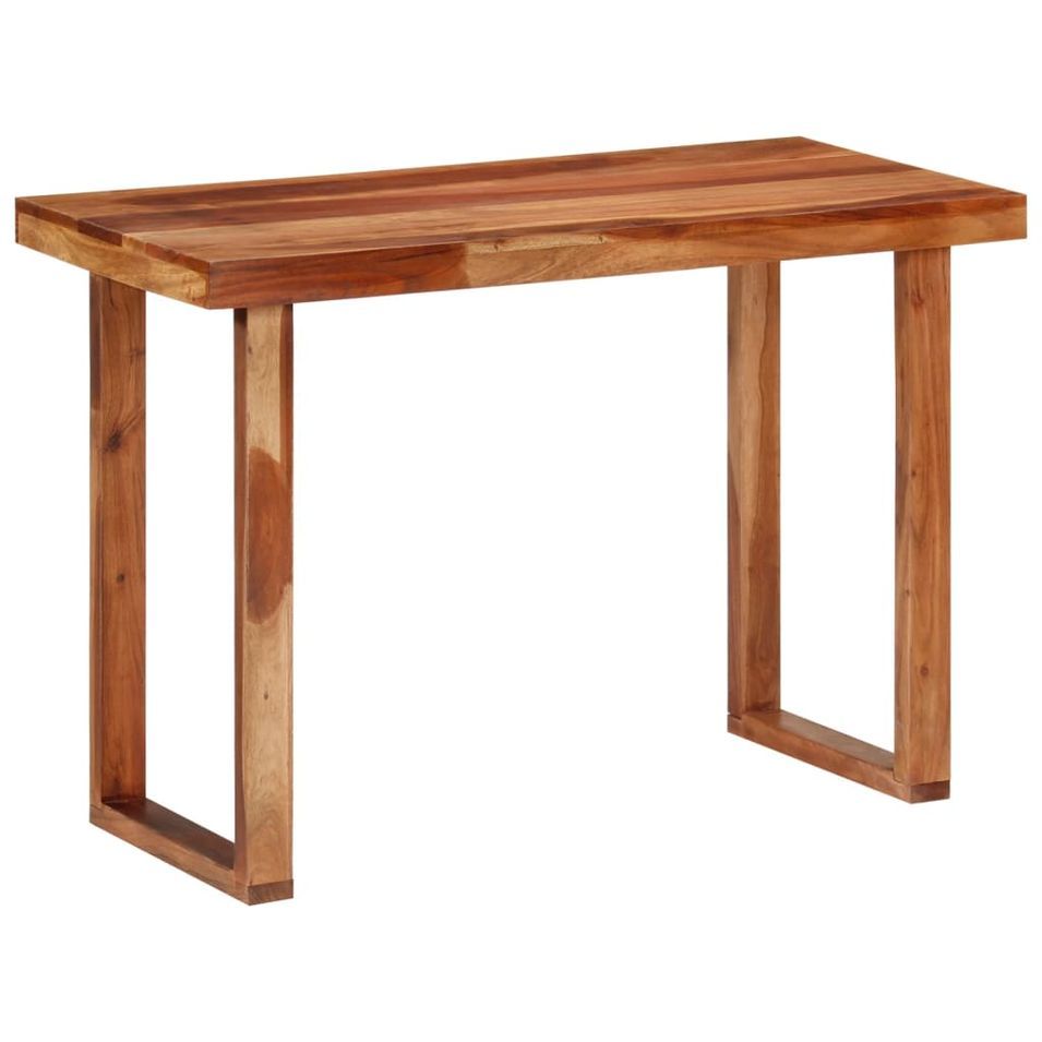 Table à dîner 110x50x76 cm Bois d'acacia solide - Photo n°1