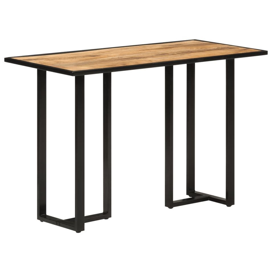 Table à manger 110x55x75,5 cm bois de manguier massif - Photo n°1