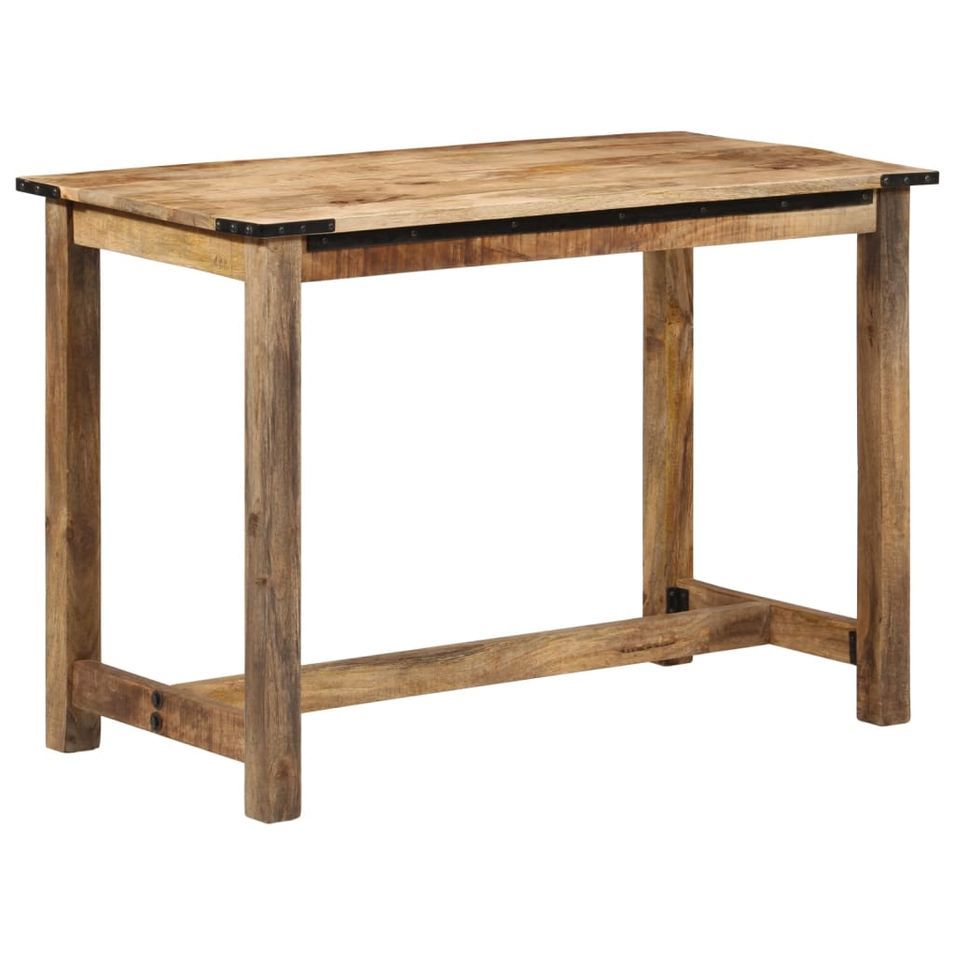 Table à manger 110x55x75 cm bois de manguier massif - Photo n°1