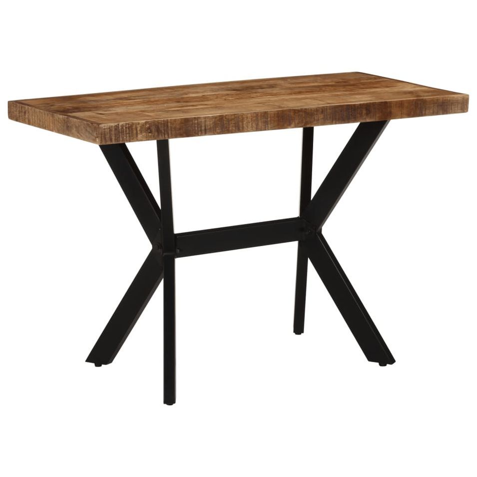 Table à manger 110x55x75 cm bois de manguier massif - Photo n°1