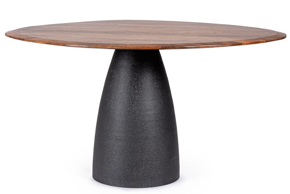 Table à manger BRAZO 140 cm – Authenticité et design contemporain - Photo n°1