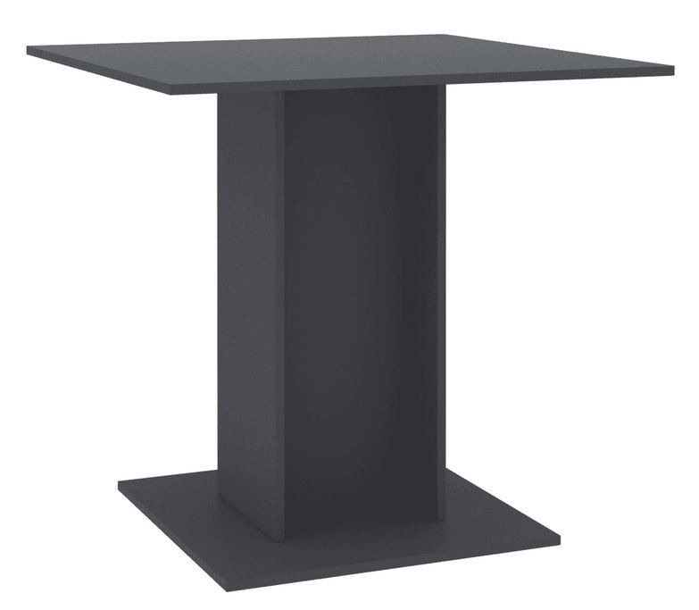 Table à manger carrée bois gris Lerina 80 cm - Photo n°1