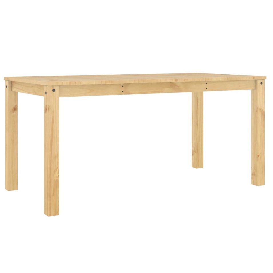 Table à manger en bois de pin massif Autika – Élégance rustique et polyvalence - Photo n°1