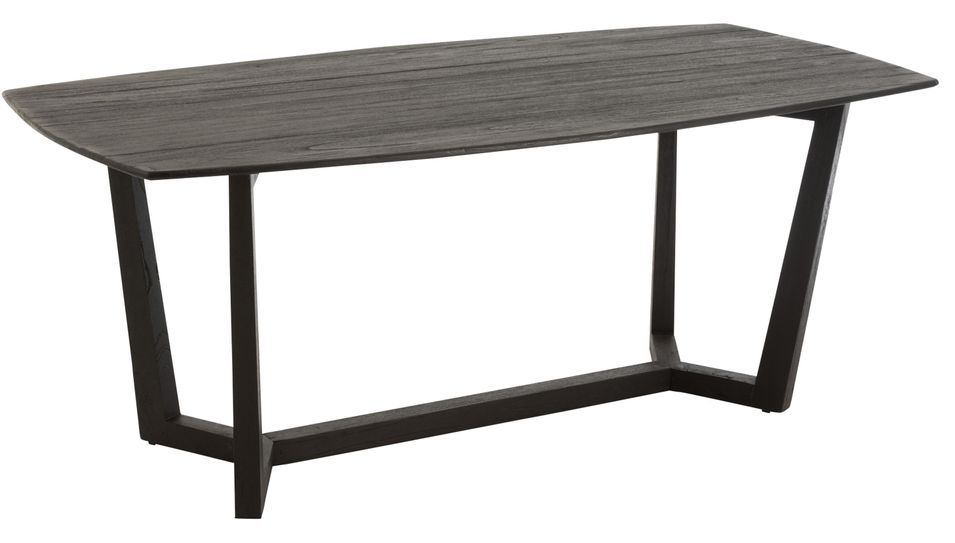 Table à manger en bois exotique Jenna L 200 cm - Photo n°1