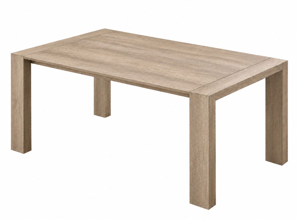 Table à manger extensible KANPA 140 à 250 cm – Bois mélaminé décor chêne – Fabrication italienne - Photo n°1