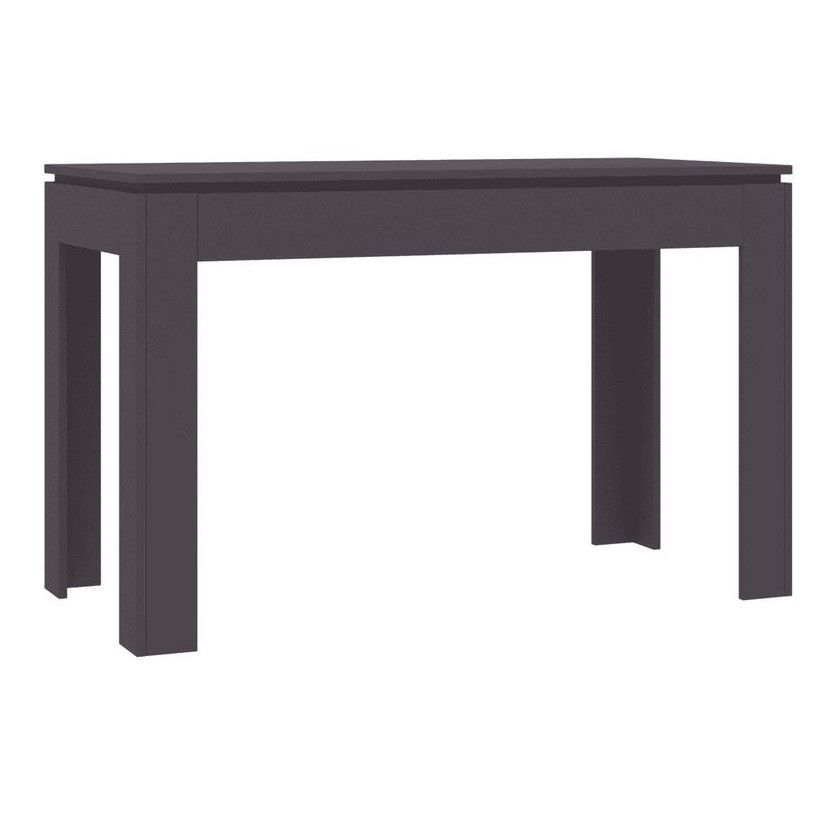 Table à manger rectangulaire bois gris Jonan 120 cm - Photo n°1