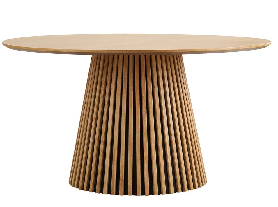 Table à manger ronde en bois LANZA - Photo n°1