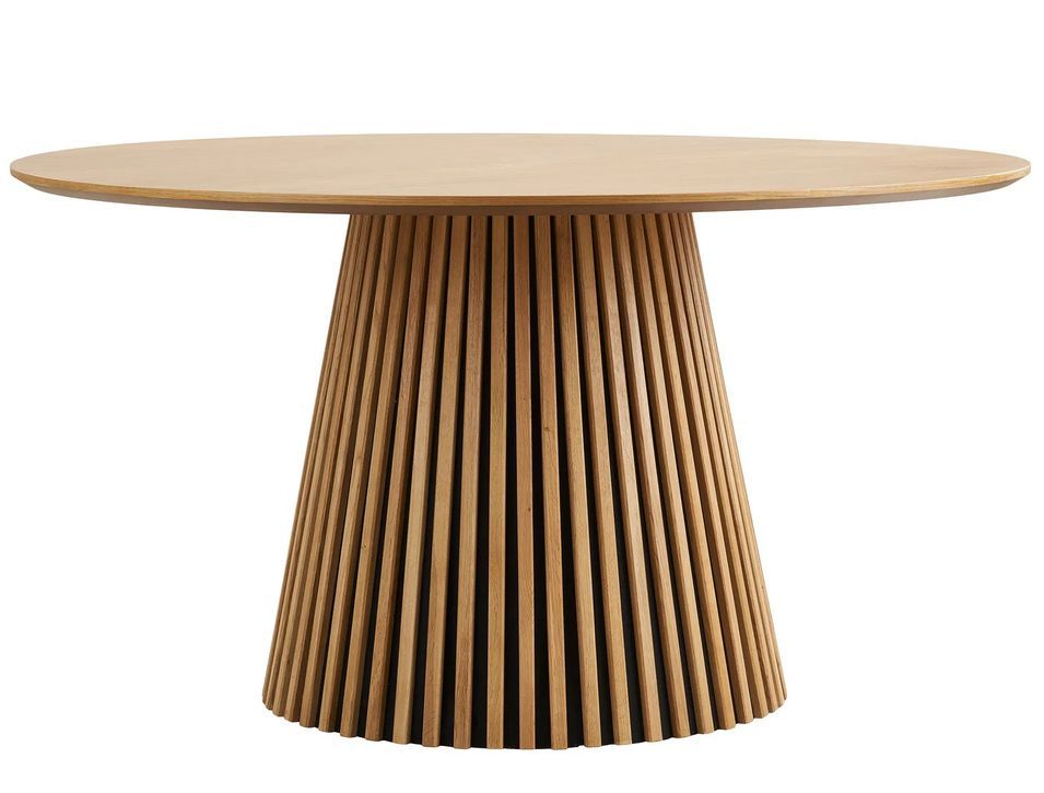 Table à manger ronde en bois LANZA - Photo n°1