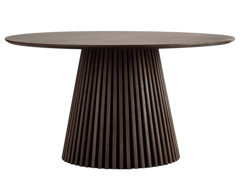 Table à manger ronde en bois LANZA - Photo n°1