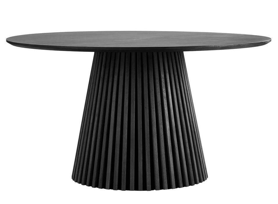 Table à manger ronde en bois LANZA - Photo n°1