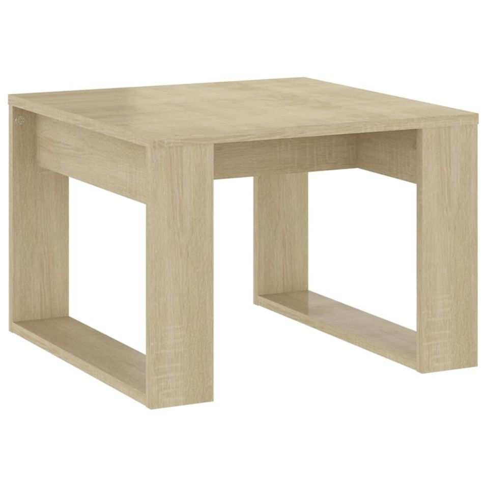 Table appoint Chêne sonoma 50x50x35 cm - Photo n°1