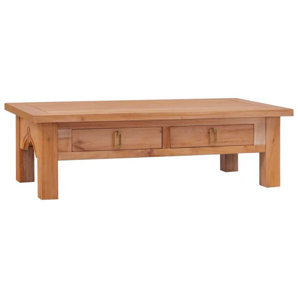 Table basse 100x50x30 cm Bois d'acajou massif - Photo n°1
