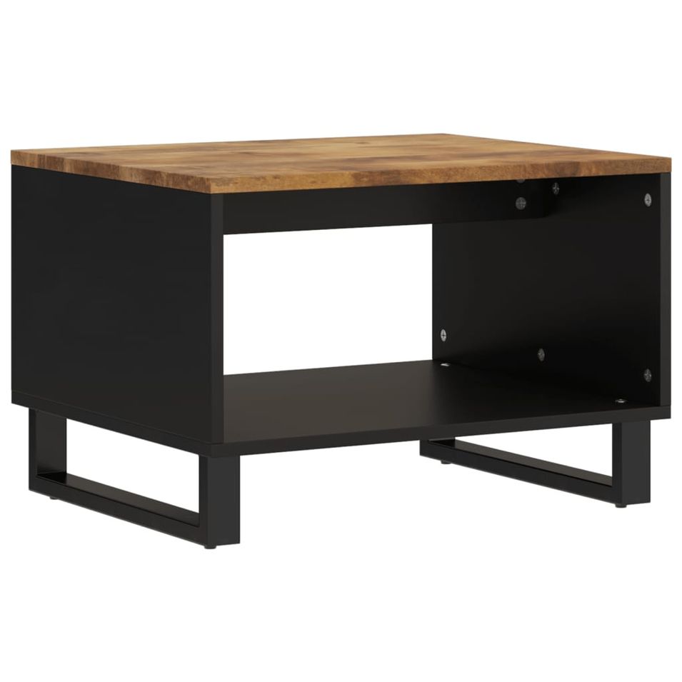 Table basse 60x50x40 cm bois de manguier massif - Photo n°1
