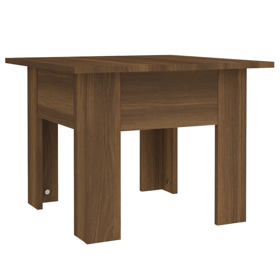 Table basse Chêne marron 55x55x42 cm 2 - Photo n°1