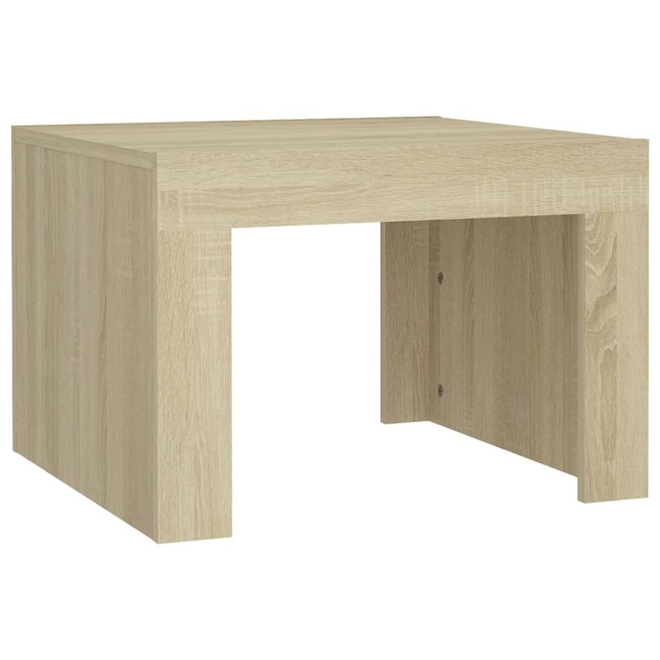 Table basse Chêne sonoma 50x50x35 cm - Photo n°1