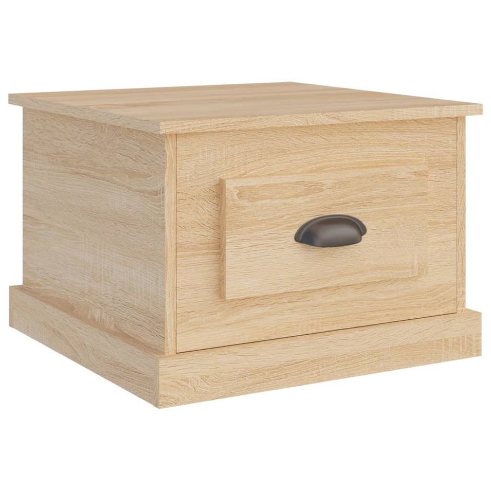 Table basse Chêne sonoma 50x50x35 cm Bois d'ingénierie - Photo n°1
