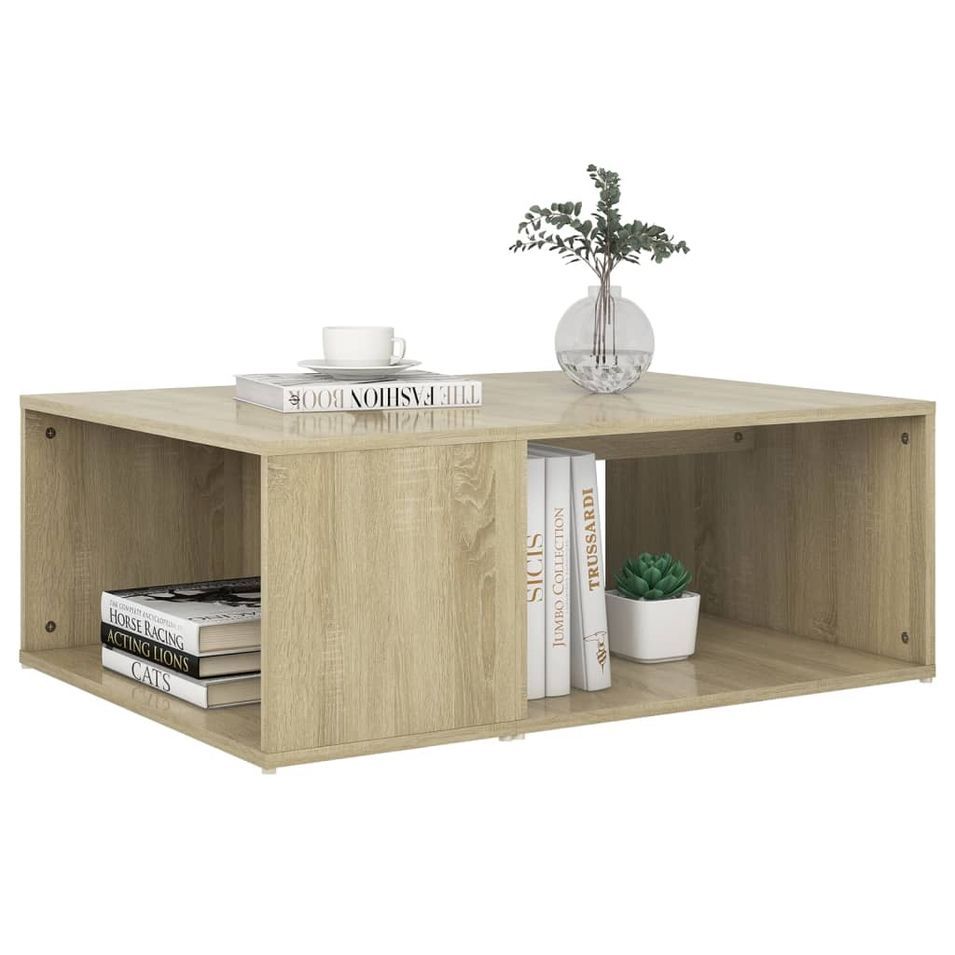 Table basse Chêne sonoma 90x67x33 cm - Photo n°1