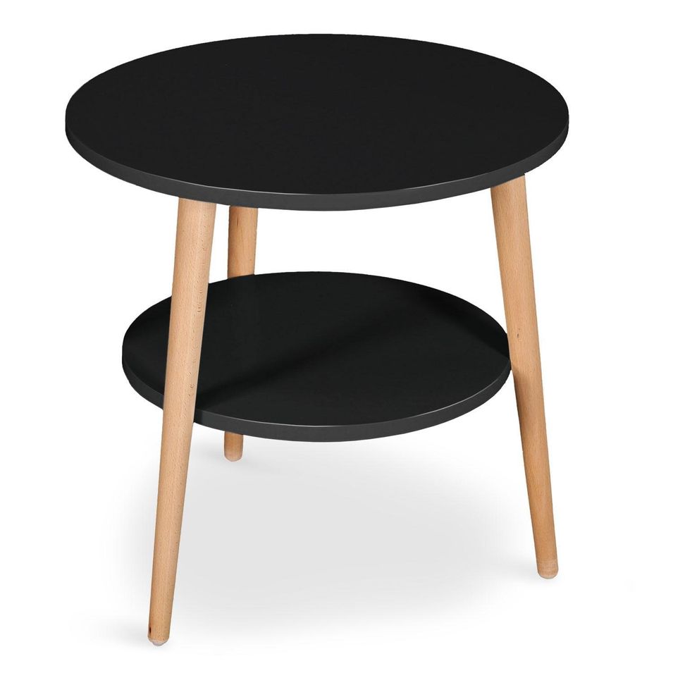 Table basse d'appoint Noir Kovy - Photo n°1