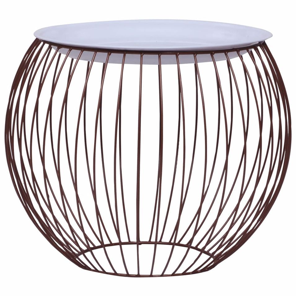Table basse Doré Ø 51 cm - Photo n°1