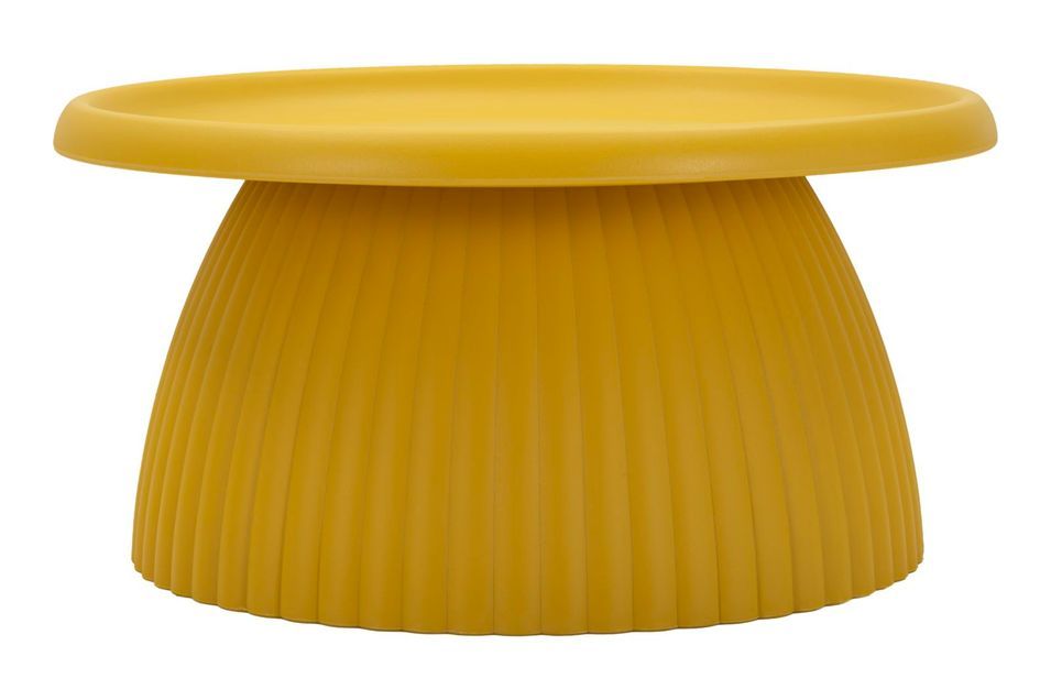 Table basse geax moutarde cm ø 70x35 - Photo n°1