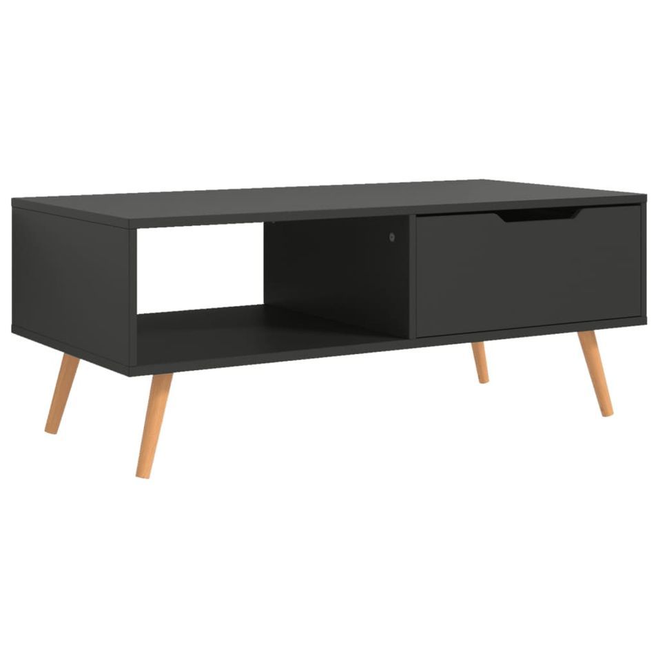 Table basse Gris 100x49,5x43 cm - Photo n°1