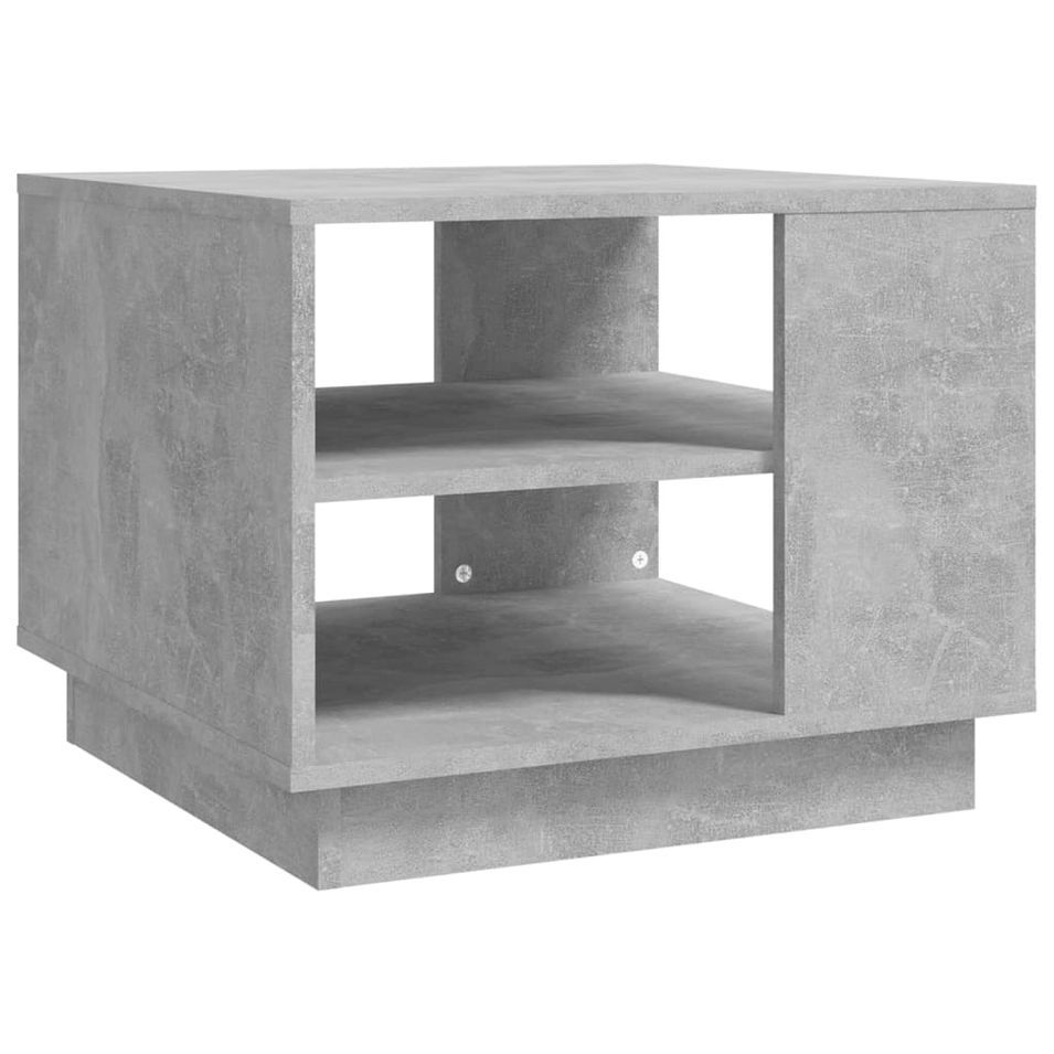 Table basse Gris béton 55x55x43 cm - Photo n°1