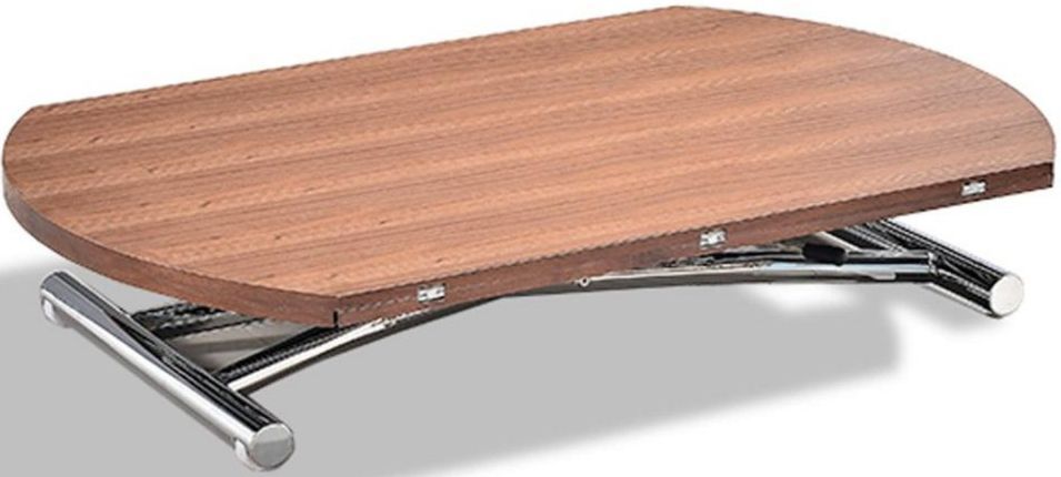 Table basse relevable et extensible bois noyer Alexandra - Photo n°1