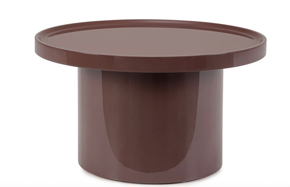 Table basse ronde OTILIA – finition brillante - Photo n°1