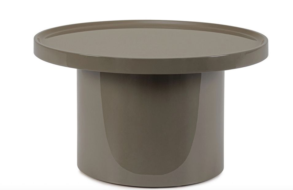 Table basse ronde OTILIA – finition brillante - Photo n°1
