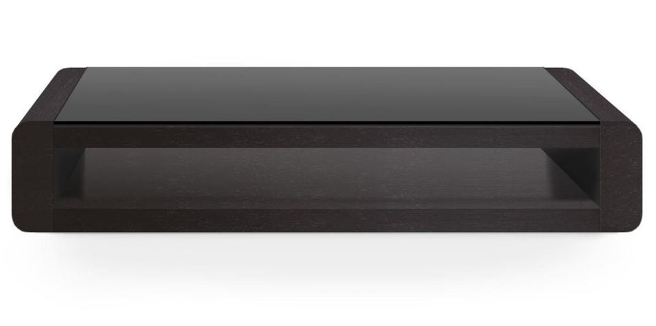 Table basse Wengé et Verre teinté Kero - Photo n°1