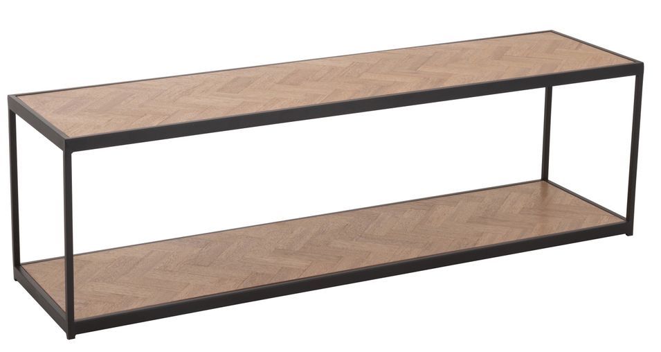 Table basse zigzag bois clair Josie L 150 cm - Photo n°1