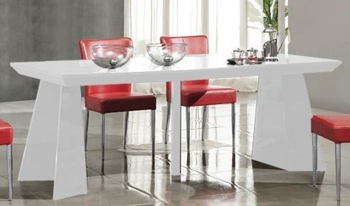 Table console Laquée Blanche Design - Photo n°1