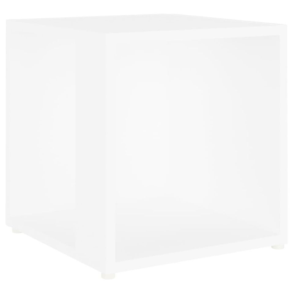 Table d'appoint Blanc 33x33x34,5 cm - Photo n°1