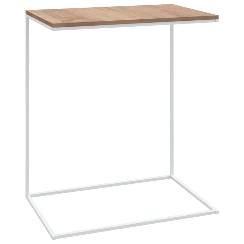 Table d'appoint Blanc 55x35x66 cm - Photo n°1