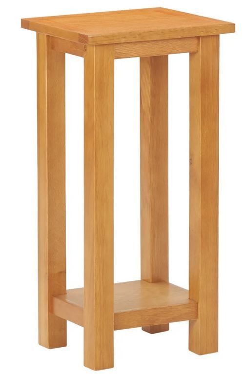 Table d'appoint chêne massif clair Odero 27 cm - Photo n°1