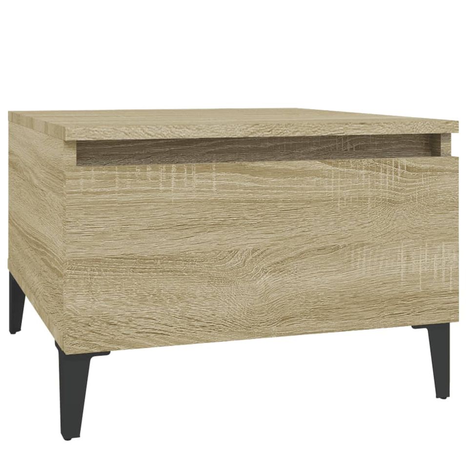 Table d'appoint Chêne sonoma 50x46x35 cm Bois d'ingénierie - Photo n°1