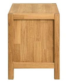 Table d'appoint en chêne massif 2 tiroirs Nelson 48 cm - Photo n°5