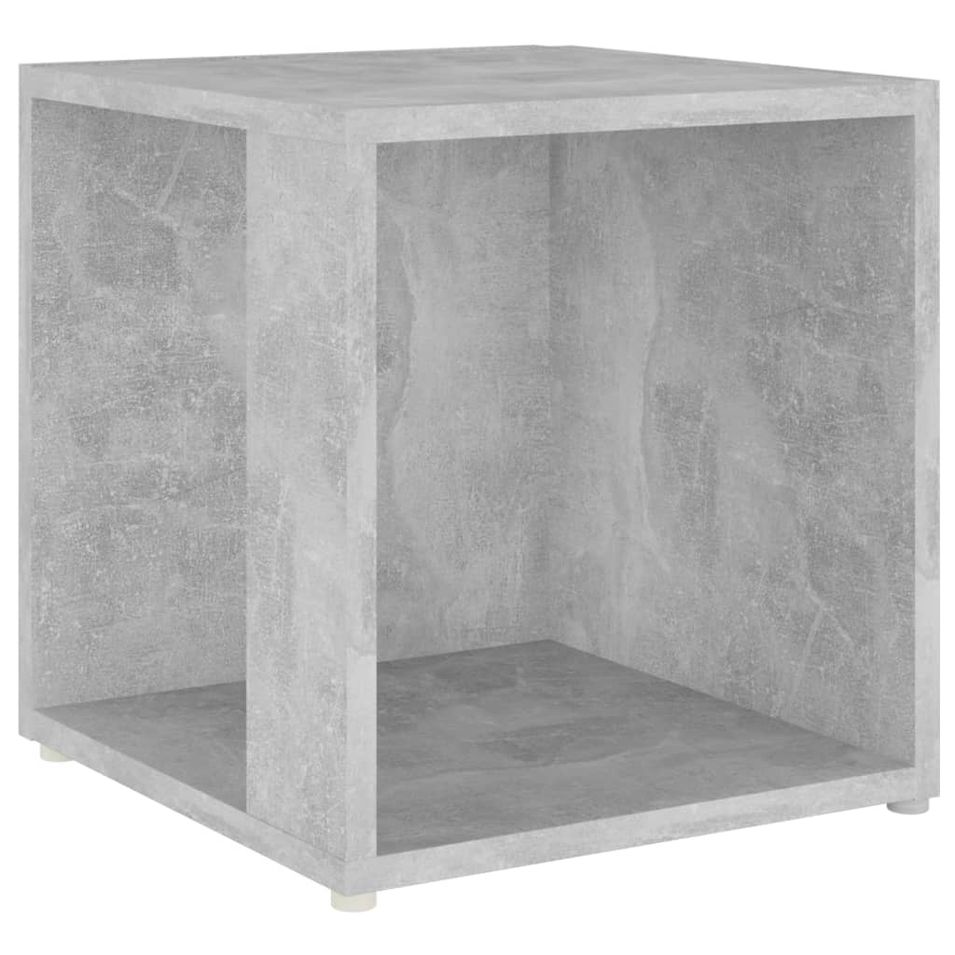 Table d'appoint Gris béton 33x33x34,5 cm - Photo n°1