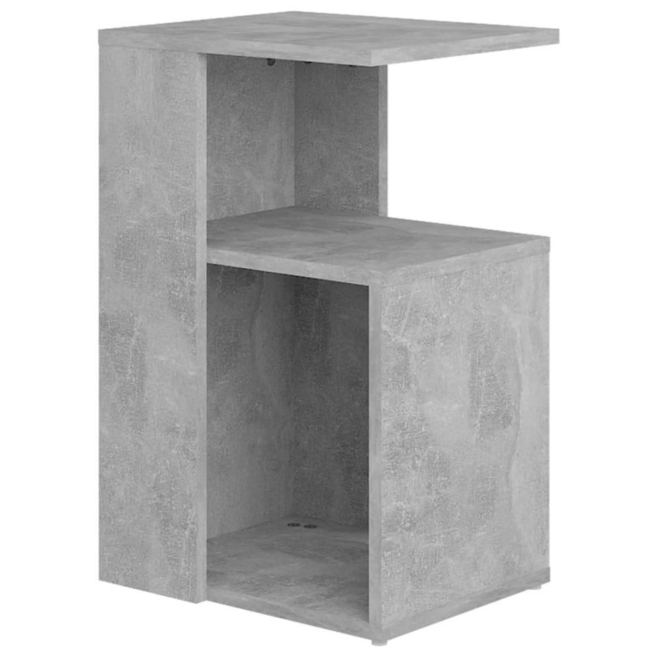 Table d'appoint Gris béton 36x30x56 cm - Photo n°3