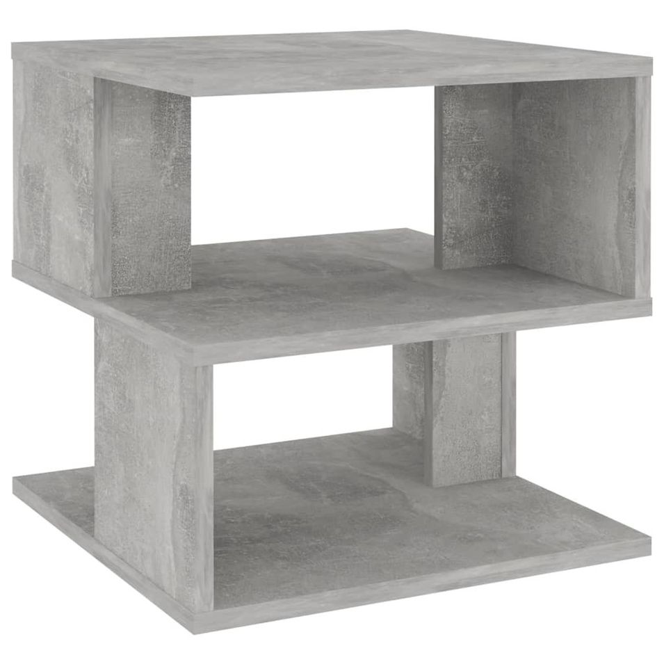 Table d'appoint Gris béton 40x40x40 cm - Photo n°1