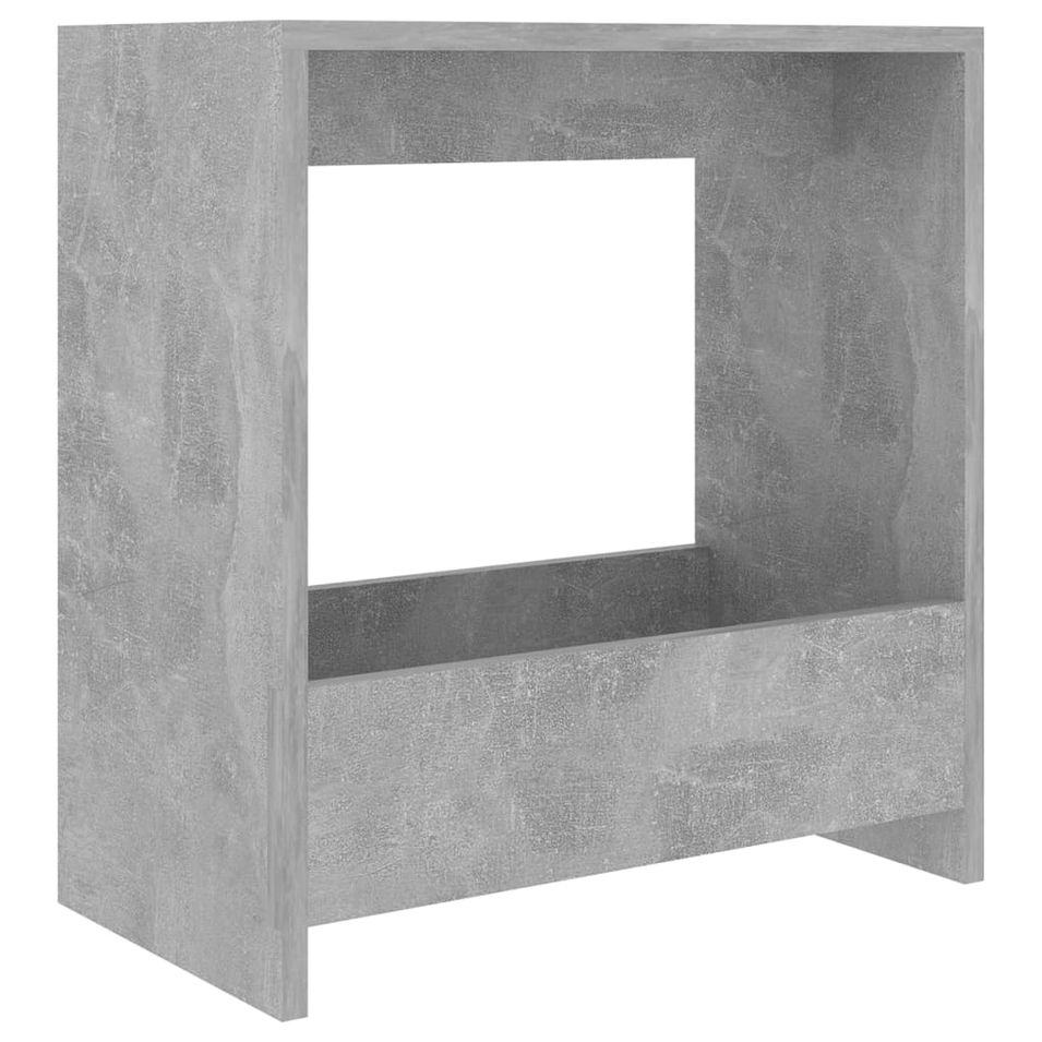 Table d'appoint Gris béton 50x26x50 cm - Photo n°1