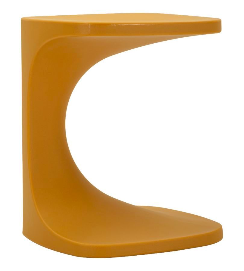 Table d'appoint ibiza moutarde 42 x 42 x 52 cm - Photo n°1