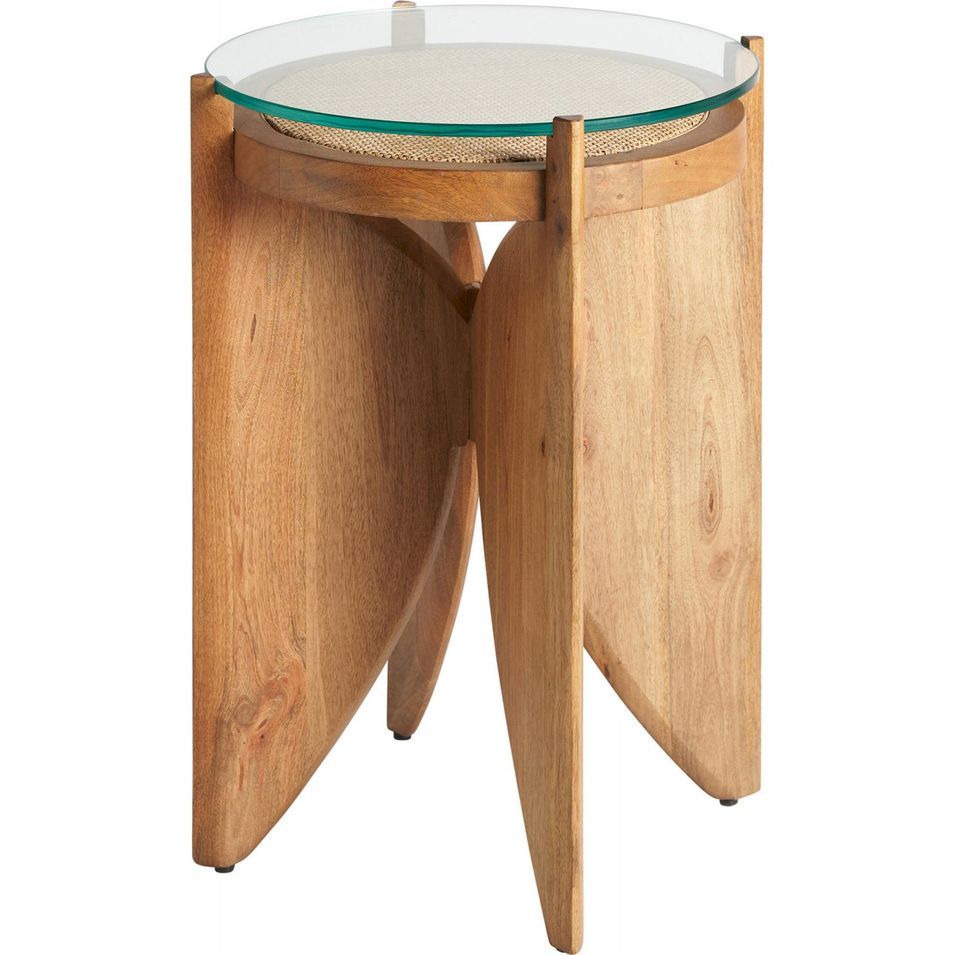 Table d’appoint RIZA – Harmonie naturelle & esprit colonial - Photo n°1