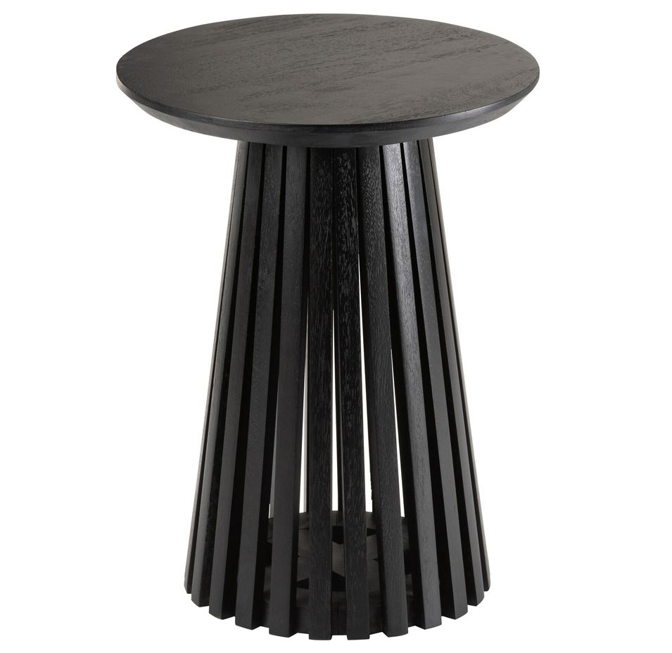 Table d'appoint ronde en bois massif VINCENT Ø40 cm - Photo n°1