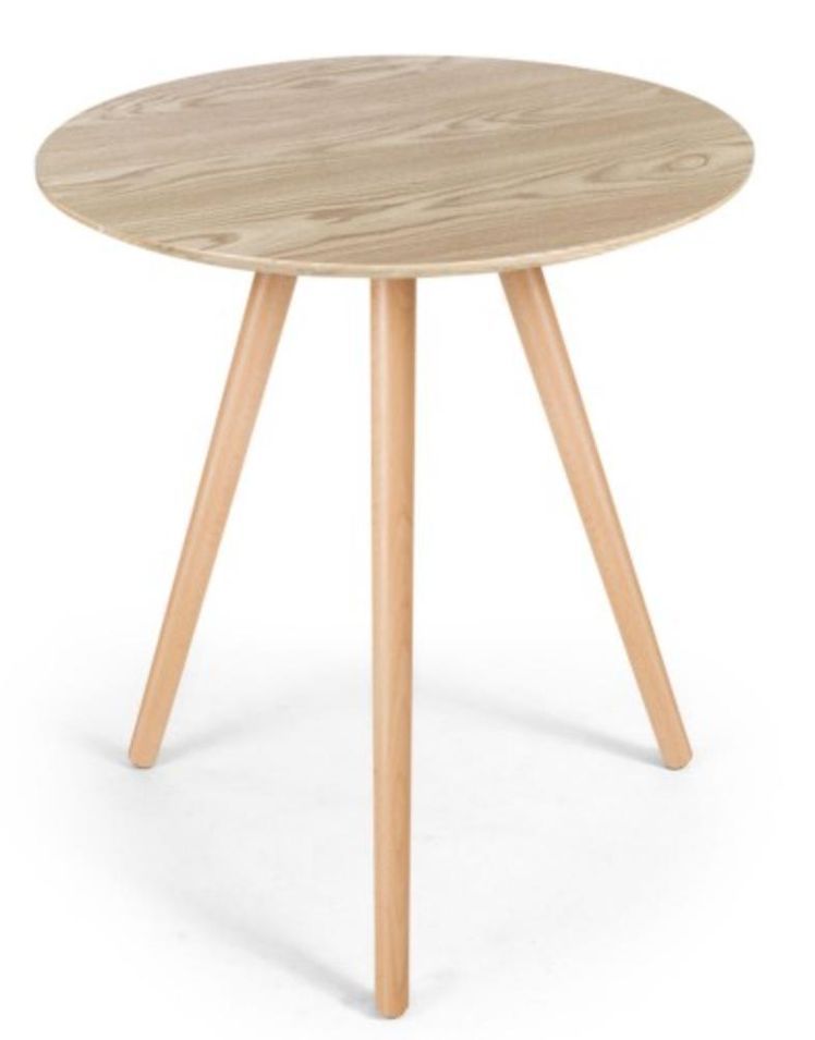 Table d'appoint scandinave Osborn chêne clair - Photo n°1